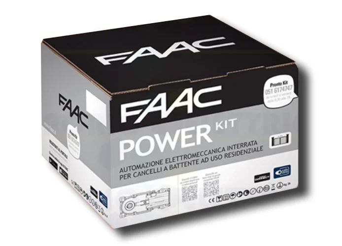 faac automation kit power 24v dc power kit safe 106747445