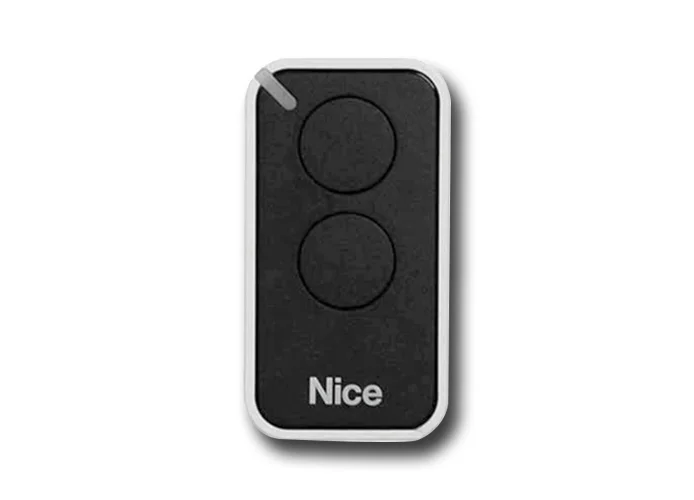 nice remote control 2 channel inti series black inti2