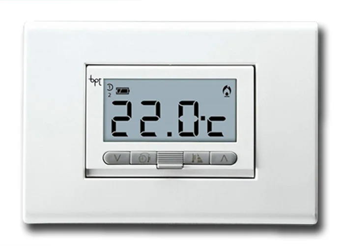 came white recessed digital thermostat ta/350 69400010