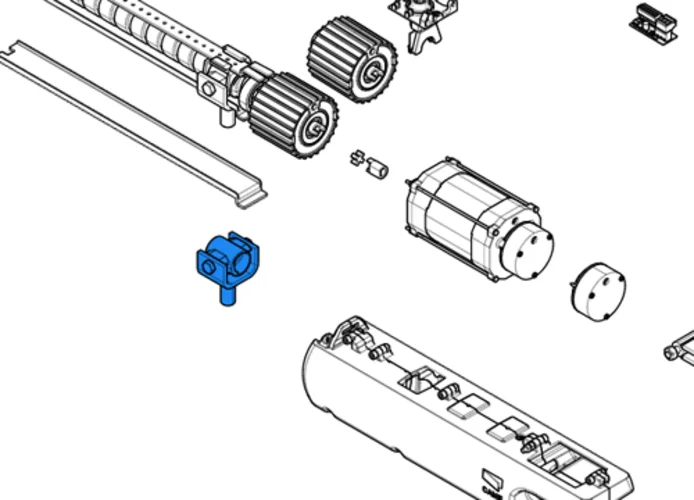 came spare part bushing lead screw + bracket 88001-0125