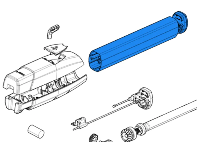 came spare part fixed profile with cap ats30 88001-0233