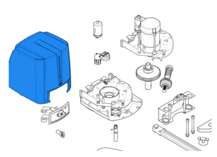 came spare part gearmotor cover fast70 119rid482