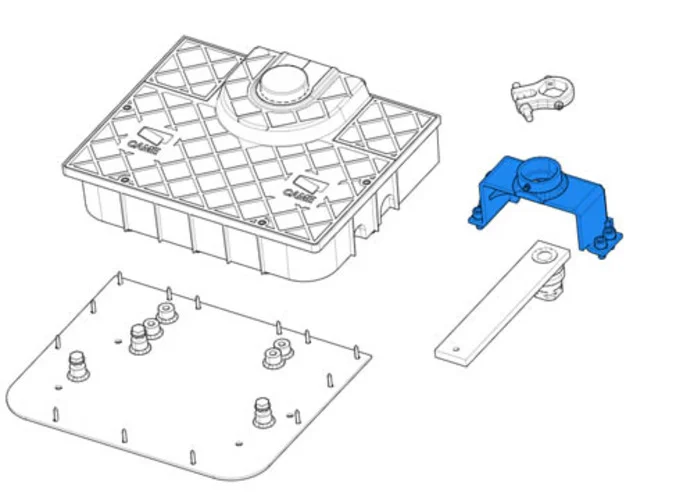 came spare part u-bolt frog-jc 119ria076