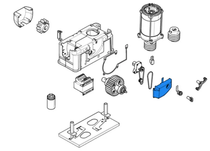 came spare part release access door bk 119ribk012