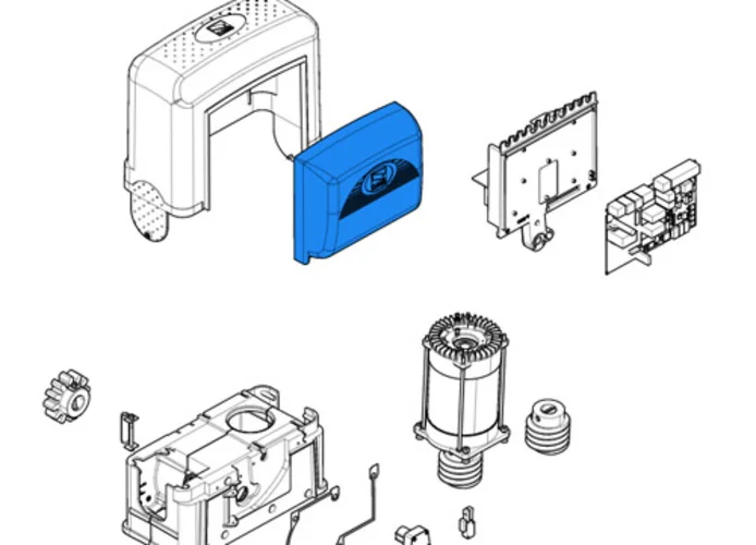 came spare part control panel front cover bk 119ribk025