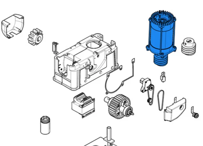 came spare part motor pack bk 88001-0086