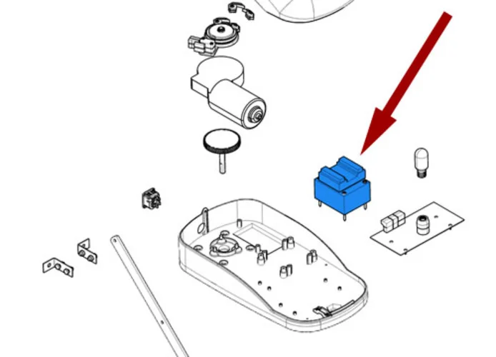 came spare part transformer ver 119rir198