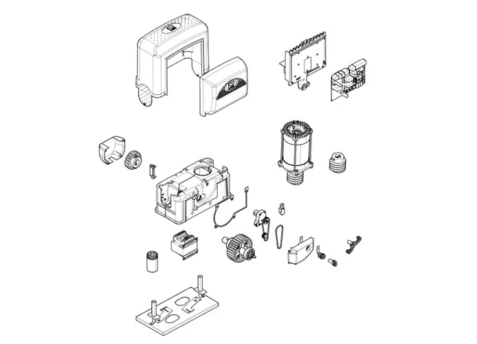 came motor spare parts page bke1800 