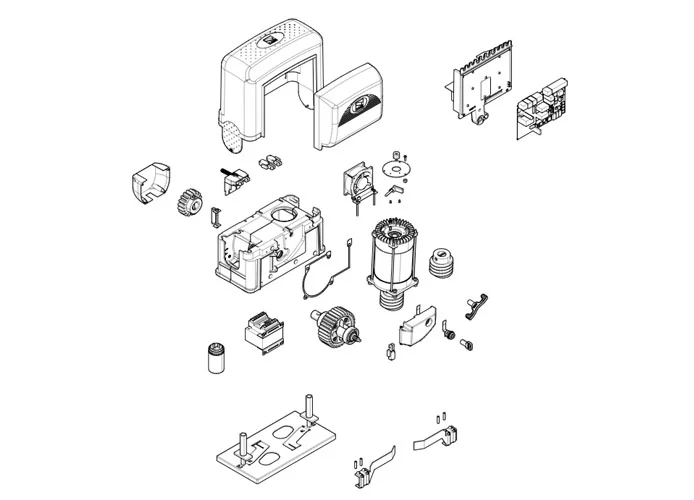 came motor spare parts page bk221e 