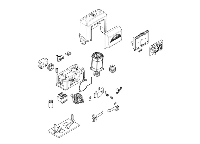 came motor spare parts page bk1800 