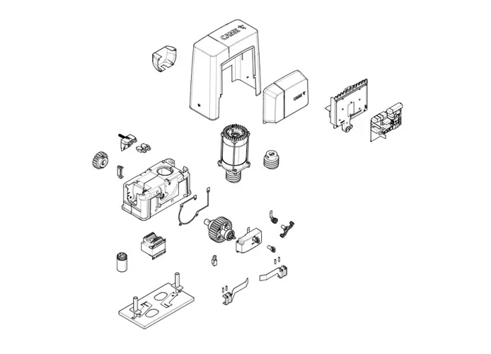 came motor spare parts page bks18ags 801ms-0090