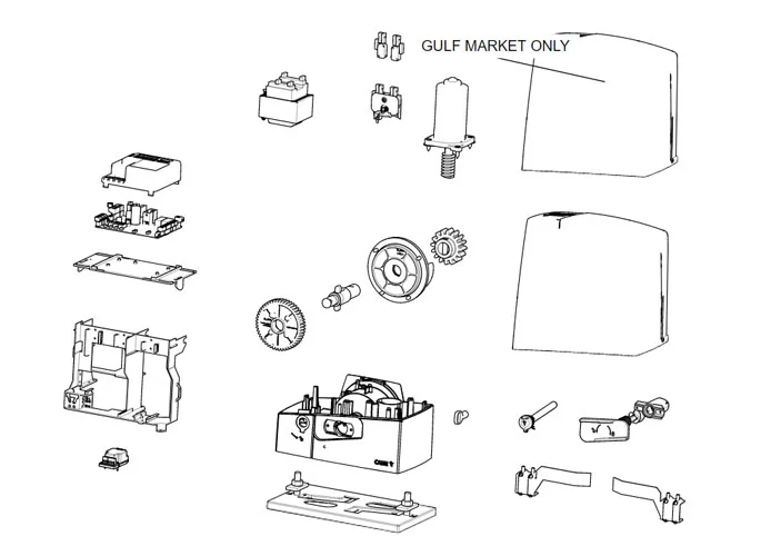 came motor spare parts page bxv08ags bxv08als 801ms-0210