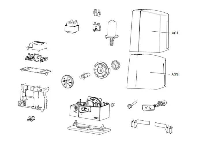 came motor spare parts page bxv06agt 801ms-0200