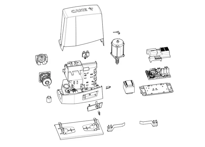 came motor spare parts page 001bkv15ags bkv15ags 801ms-0300