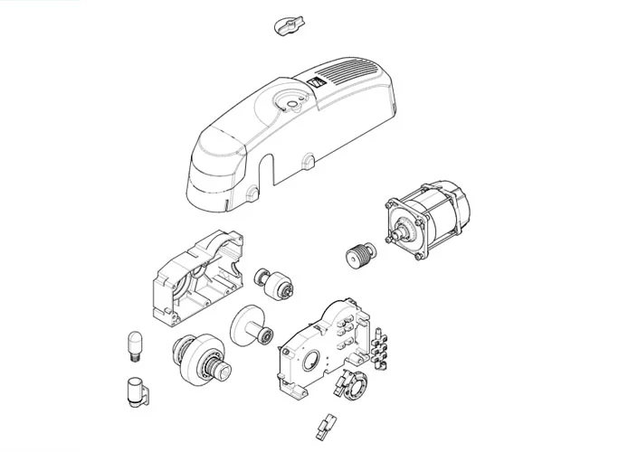 came motor spare parts page e1024