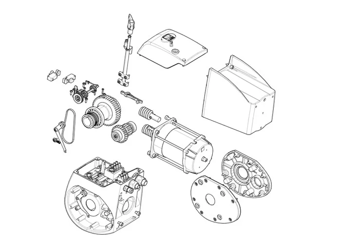 came motor spare parts page 001c-bx c-bx