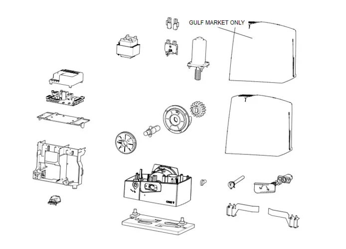 came motor spare parts page bxv10als