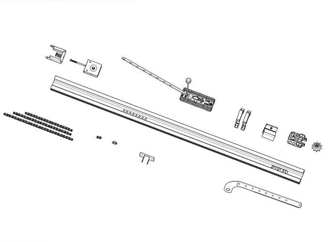 came spare part page chain guide 001v06001 v06001