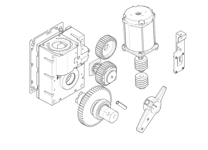 came spare part page for gearmotor-g3750 barriers