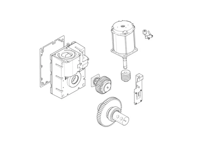 came spare part page for gearmotor-g3000 barriers