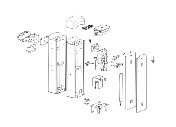 came spare part page for g3000-g3001 barriers