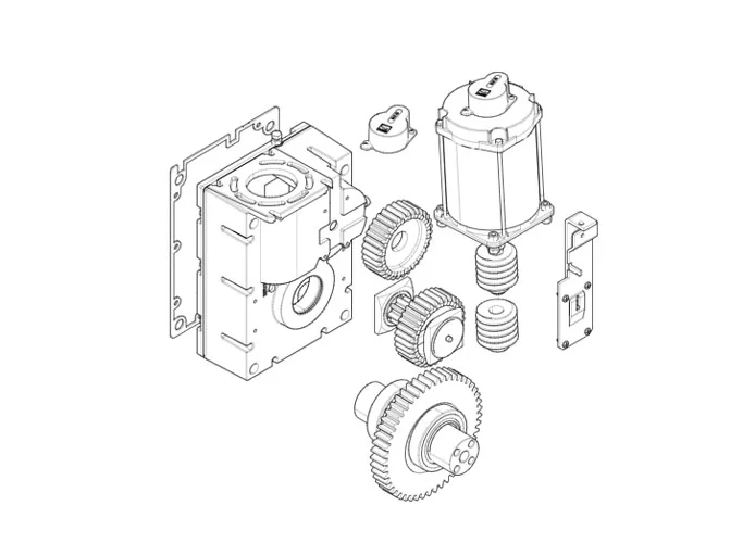 came spare part page for gearmotor-g4041z barriers