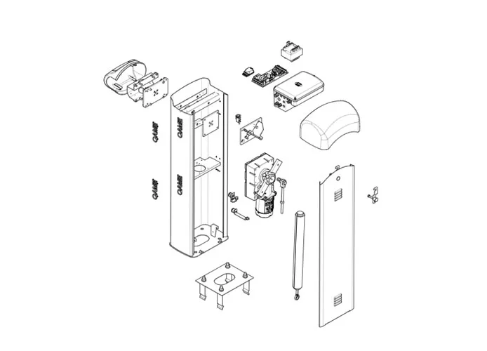 came spare part page for g4040ez barriers