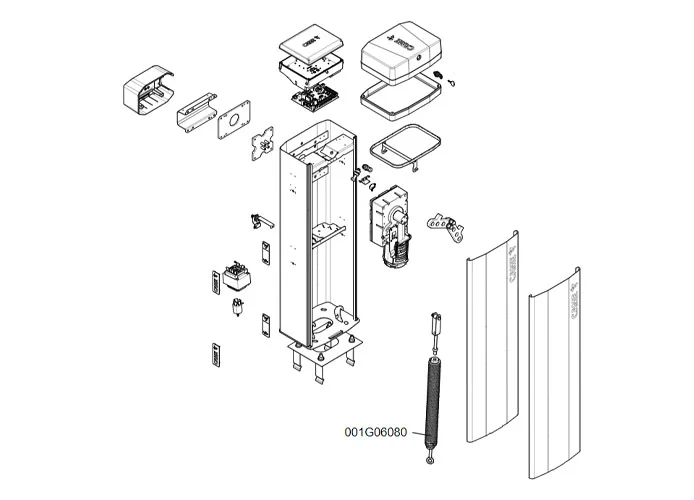 came spare part page for ggt40ags barriers
