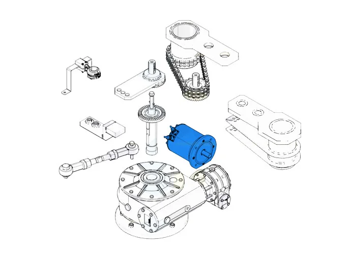 came spare part motor unit frog-md 119ria080