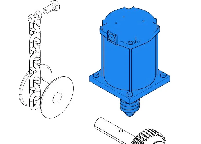 came spare part motor group cat-x24 119rix011