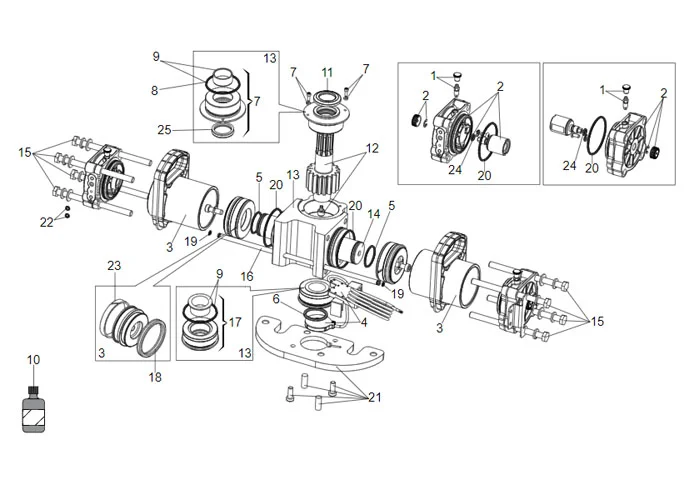 faac jack motor spare parts page s800 enc 100°