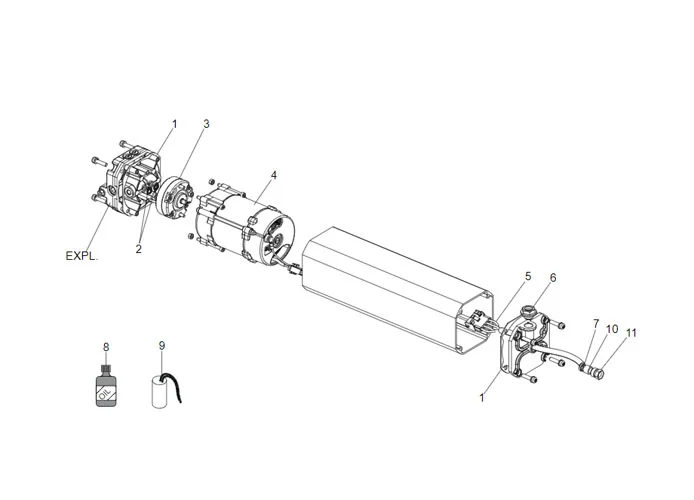 faac hydraulic control unit spare parts page s800 sbw