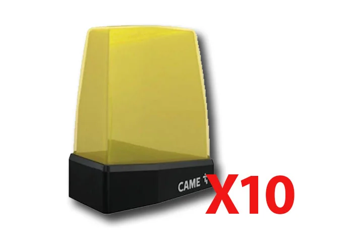 came 10 x led flashing light 24v/230v yellow krx1fxsy 806la-0030 10 (ex kled)