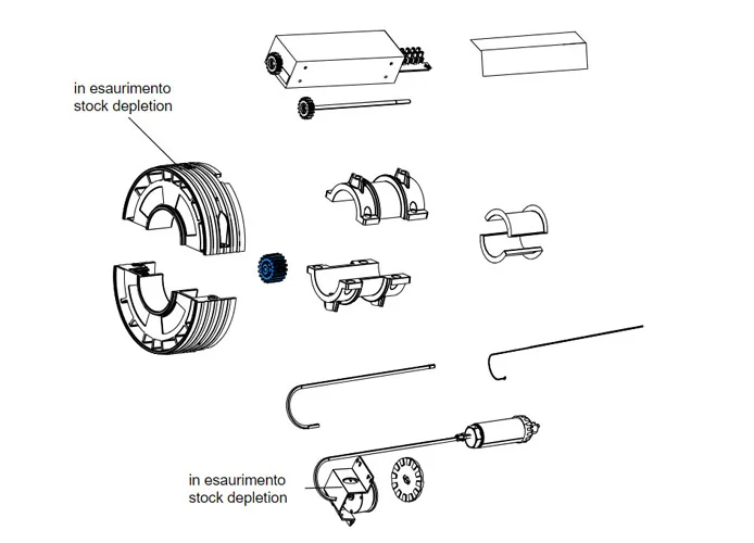 came spare part pinion - h 119rih032