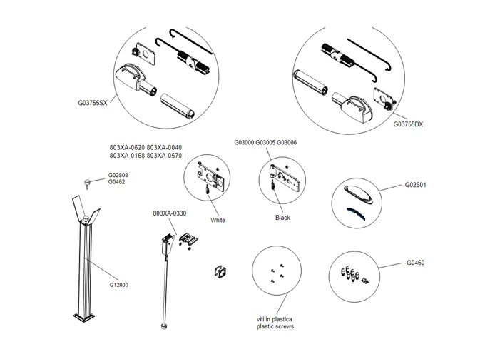 came spare part card for dome flashing light gard 119rir242