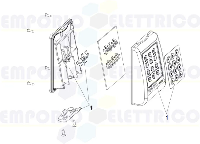 faac pagina ricambi per keypad 868 slh