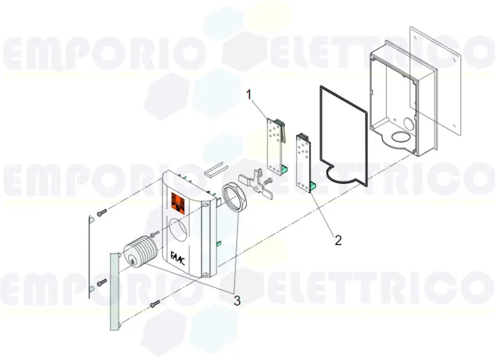 faac pagina ricambi per t10e-t11e