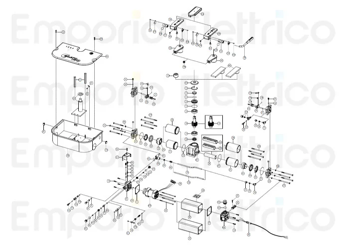 fadini ricambio tirante m5x155 motore/pompa per combi 740 980 74050