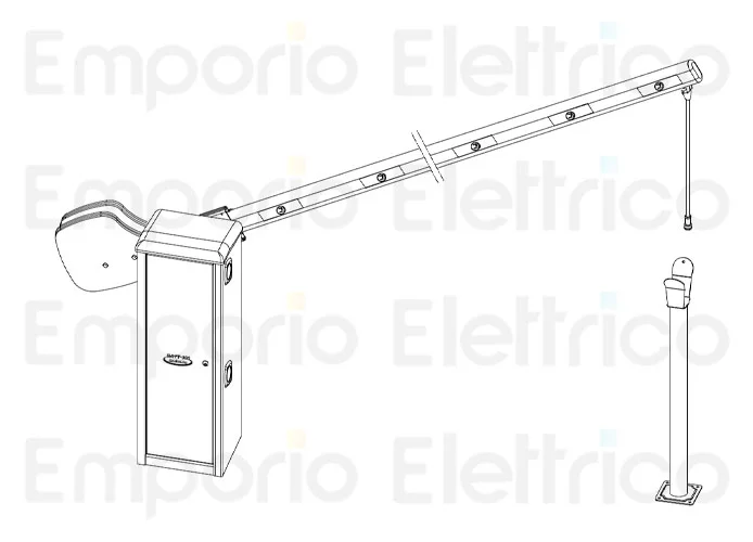 fadini galvanised steel counterweight kit 3 pcs. for bayt 980 1962l