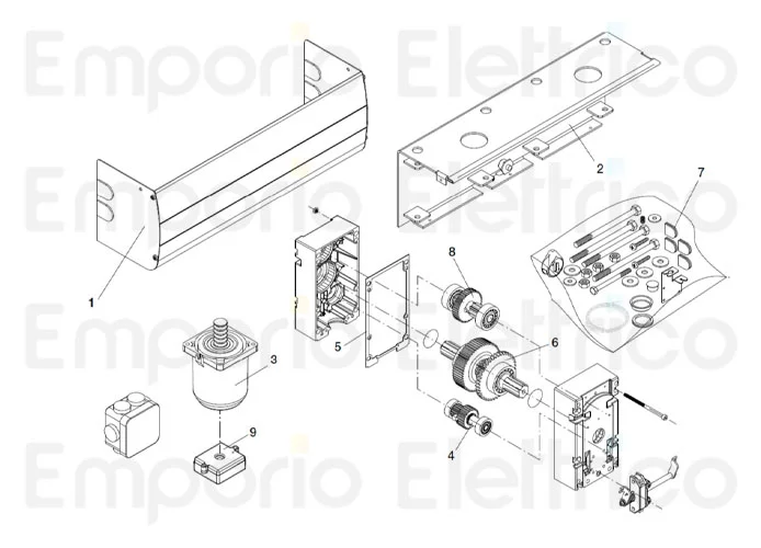 beninca motor spare parts page adam 24