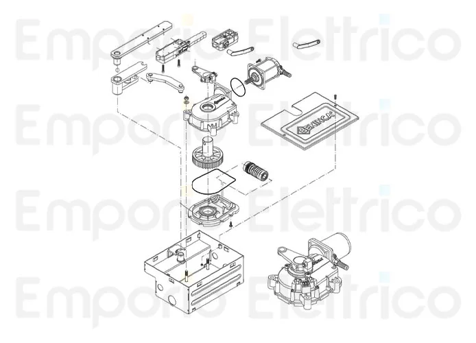 beninca spare parts page for motor du.it24n