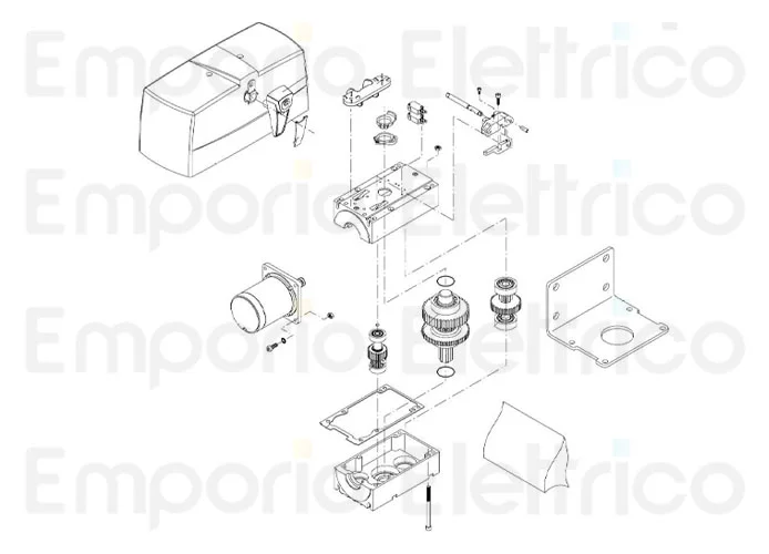 beninca spare parts page for motor pr.45e24