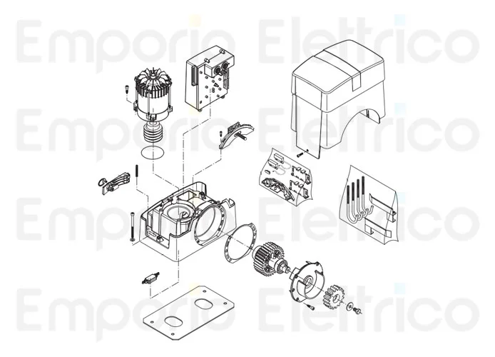 beninca ricambio encoder per bull20he/hea 968601570