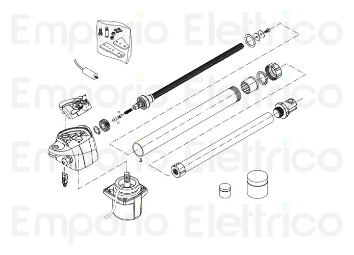 beninca ricambio vsf+albero x bill50m/ma con fermo 9688179