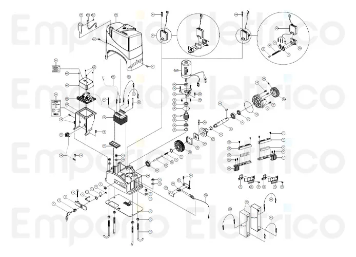 fadini ricambio finecorsa magnetico completo 62445