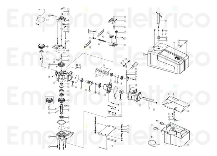 fadini spare part drive shaft 20010