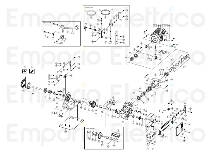 fadini ricambio corona in bronzo mod. 200/7 31014