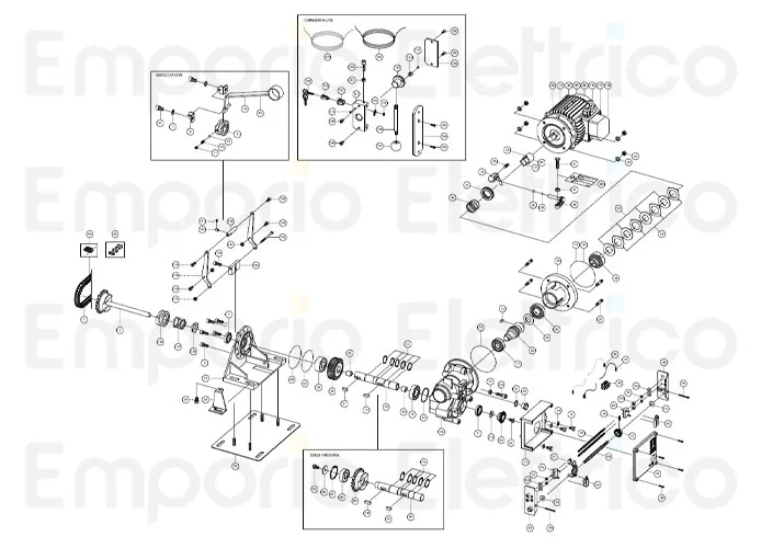 fadini ricambio supporto di comando 31112