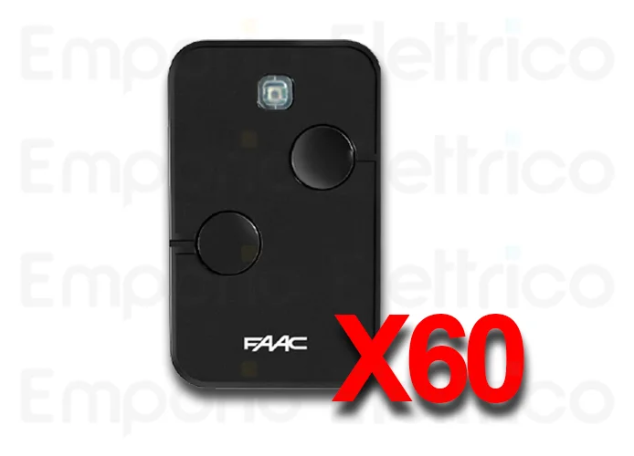 faac 60 trasmittenti 2 canali xto2 slh-sl-ds-rc 433mhz 787032 60 (ex code 787007)