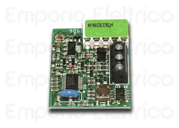 faac ricevente ad innesto decoder minidec slh 433mhz 785532